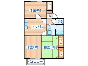 オールージュコートの物件間取画像